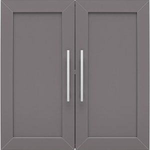 SystemBuild Evolution Camberly – Armario de pared enmarcado de 24 pulgadas, gris grafito SystemBuild Evolution Camberly – Armario de pared enmarcado de 24 pulgadas, gris grafito