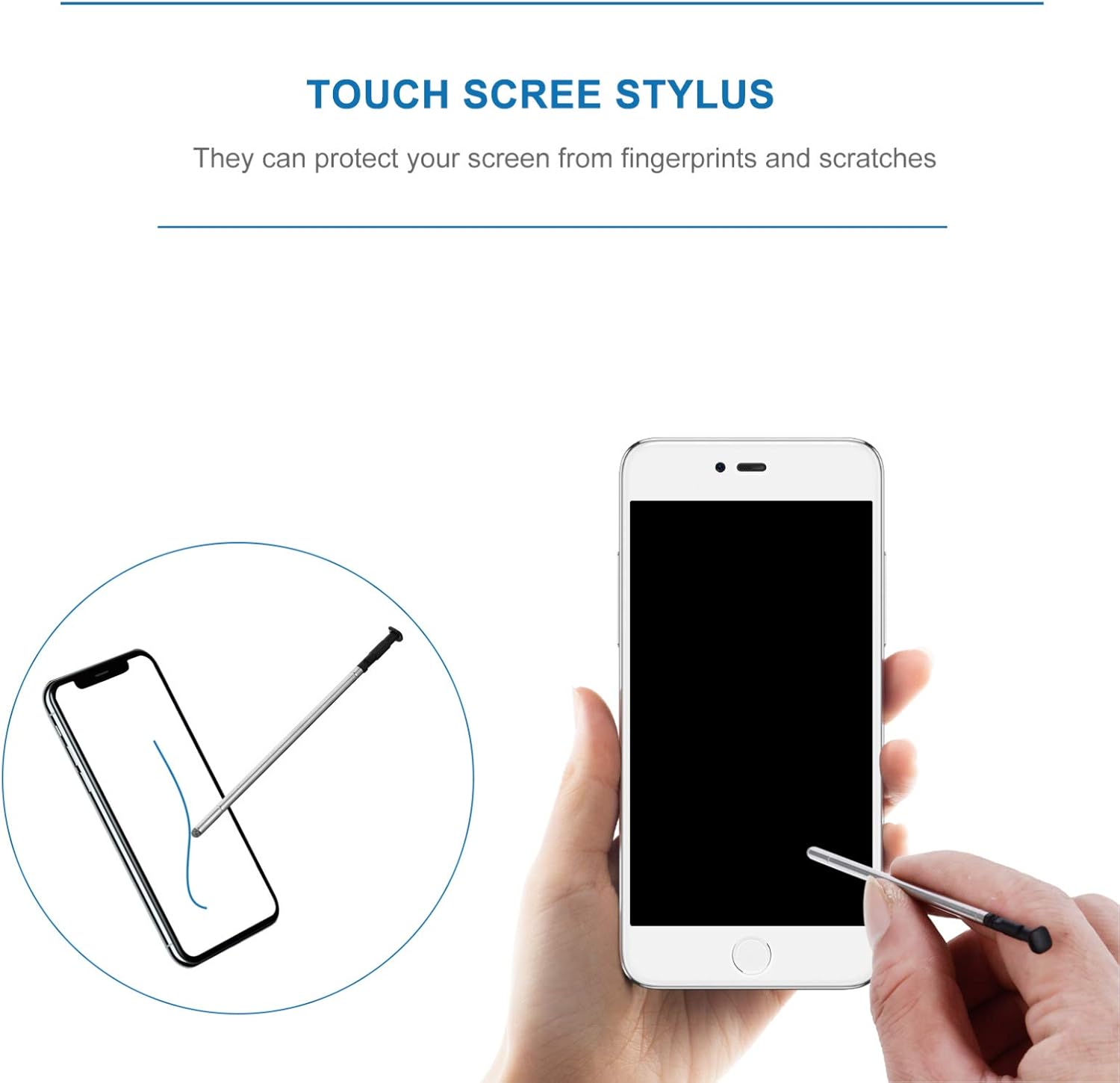 Hemobllo 2 lápices capacitivos para pantalla táctil, compatible con LG Stylo 4 (táctil)