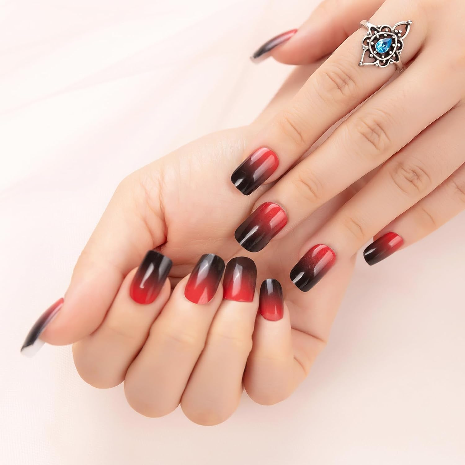 Tiras de uñas de gel semicuradas, calcomanías de esmalte de uñas de gel, envolturas de uñas completas para bricolaje en casa, funciona con cualquier