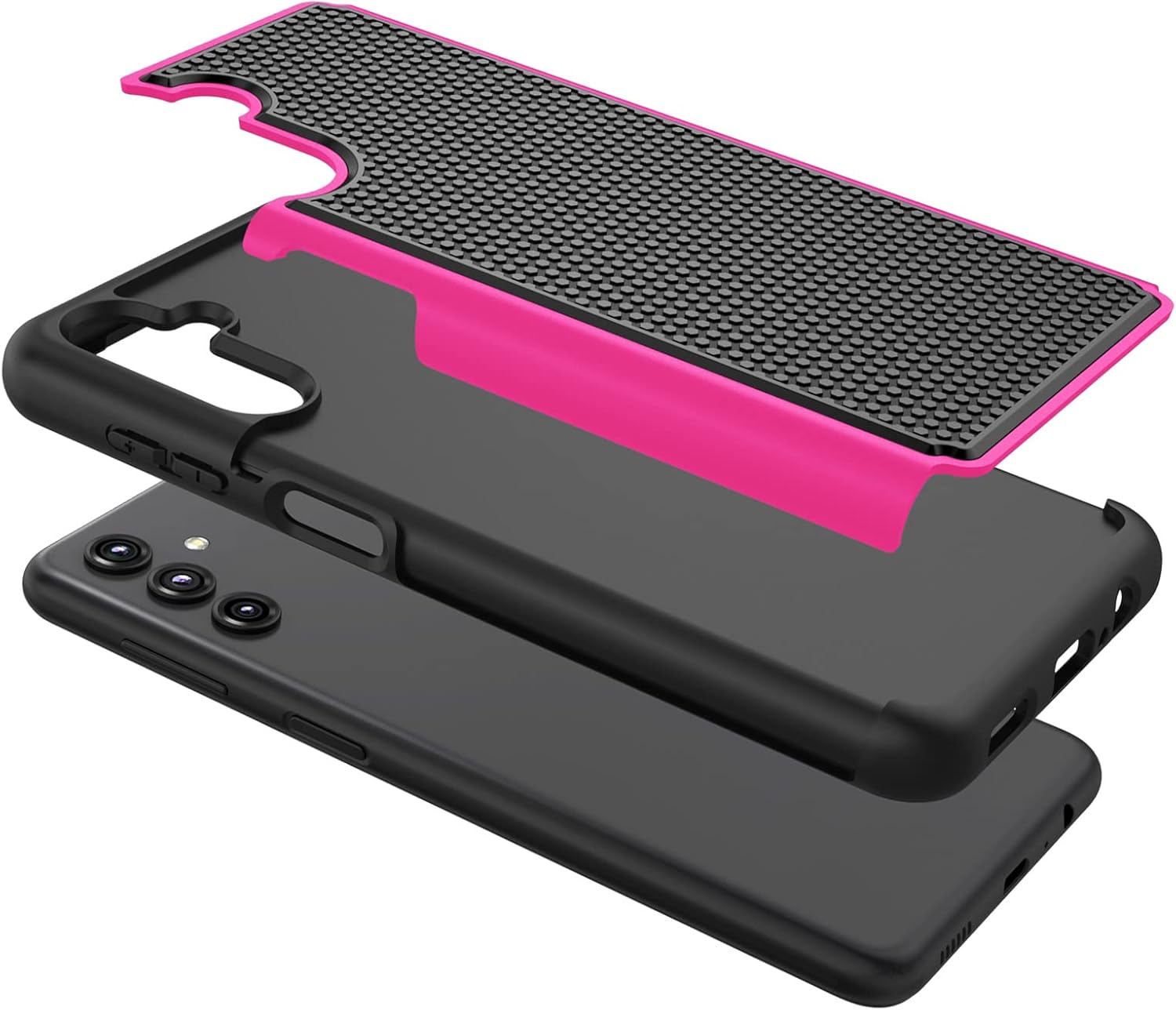 Tekcoo Funda para Samsung Galaxy A13 5G  SM-A136  Prueba de caída de grado militar Tmajor Silicona de goma + plástico texturizado antideslizante