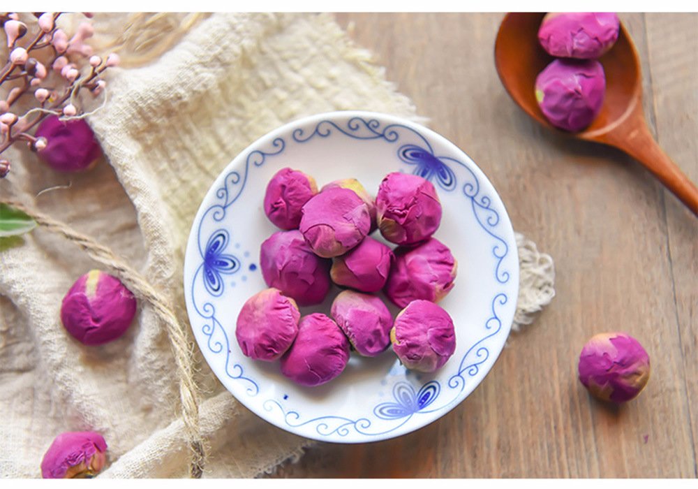 TooGet Bola de peonía fragante Paeonia lactiflora flores secas naturales de peonía al por mayor, grado superior – 4 onzas