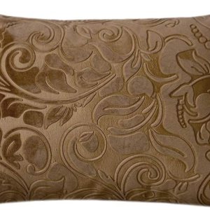 Funda de cojín TangDepot de terciopelo pesado, con relieve, tela de terciopelo floral, anaglifo Funda de cojín TangDepot de terciopelo pesado, con relieve, tela de terciopelo floral, anaglifo