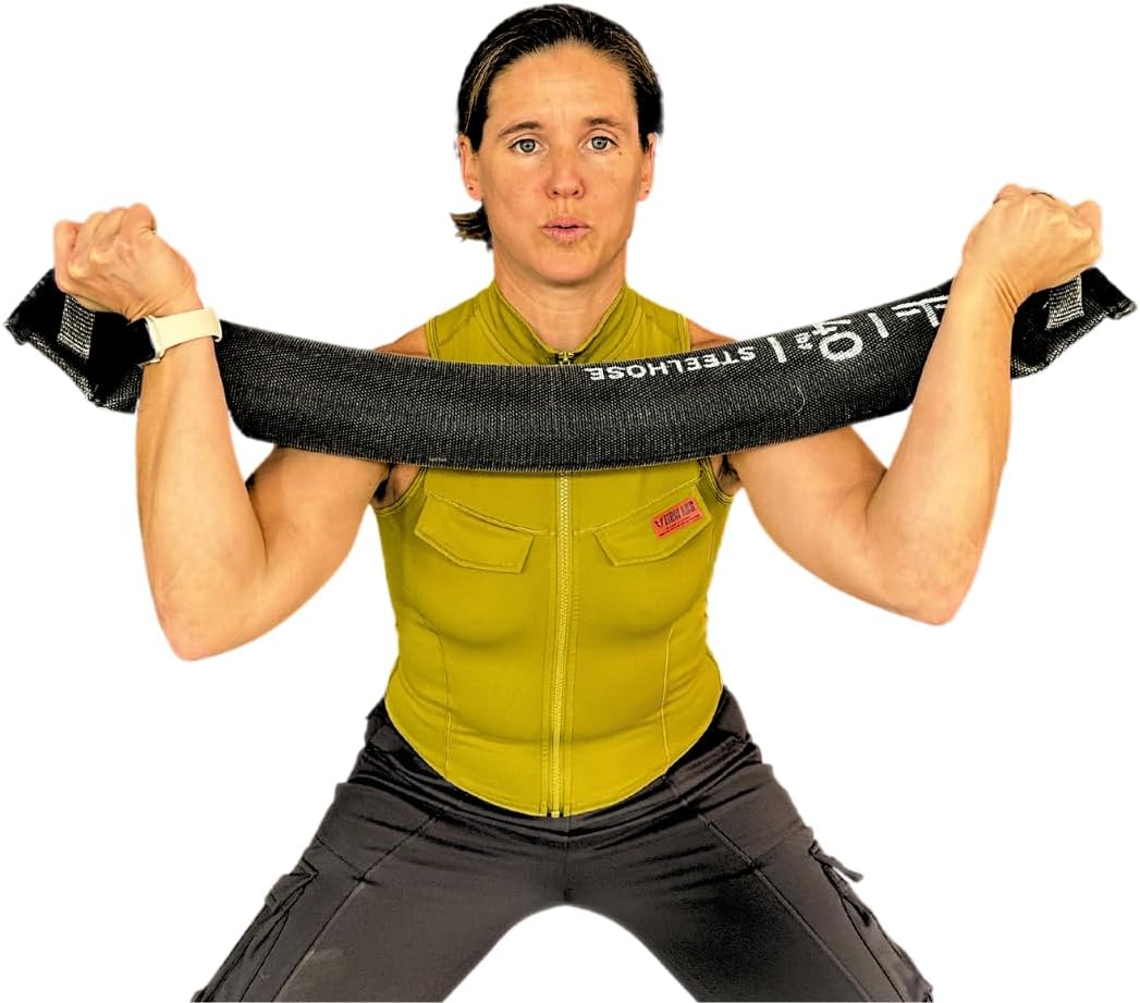 FitFighter Steelhose  (40 libras negro)  Ideal en cualquier lugar interior, exterior, gimnasio en casa  Entrenamiento total del cuerpo  5