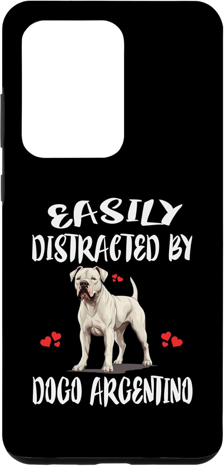 Galaxy S20 Ultra Easily Distracted By Dogo Argentino Dog Case