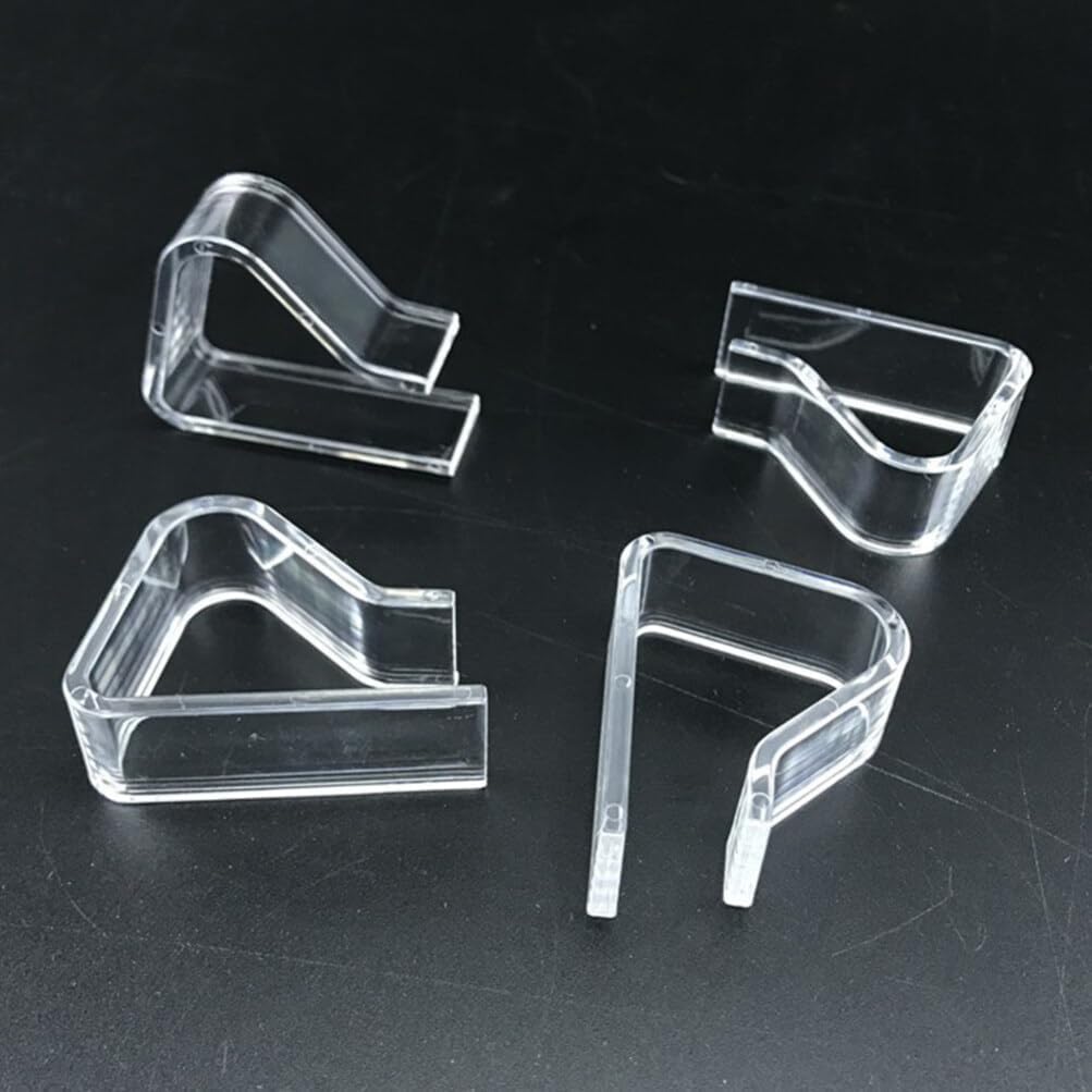 GANAZONO 12 abrazaderas para mantel con clip de fijación transparente para mantel, clips antideslizantes para mantel, clips de fijación para mantel