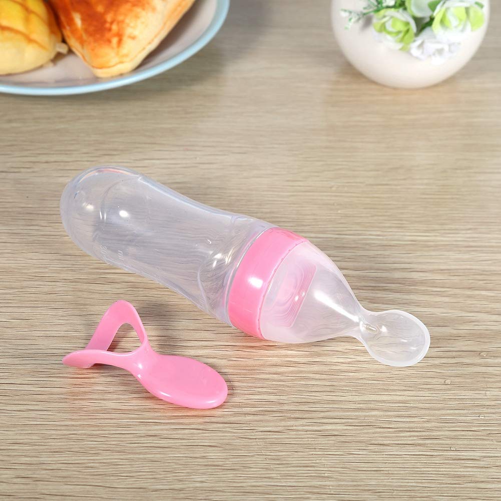 Cuchara de alimentación para bebés, 1 unidad, cucharas para bebés, comedero de alimentos para bebés 0 – dispensación y alimentación (3.0 fl oz)