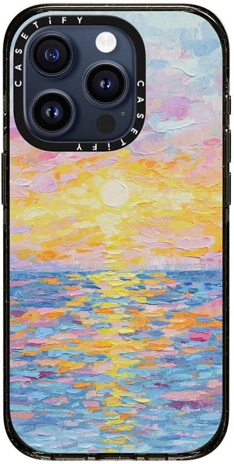 CASETiFY Impact – Funda para iPhone 15 Pro 4 veces probada contra caídas de grado militar, protección contra caídas de 8.2 pies, compatible con