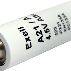 Exell Battery A21PX Batería alcalina de 4,5 voltios (blanco) Exell Battery A21PX Batería alcalina de 4,5 voltios (blanco)