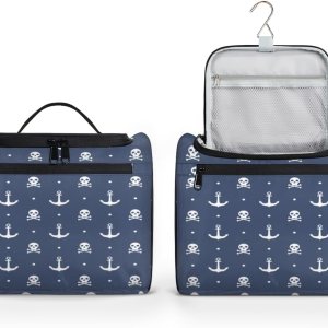 Skull Interesting Toiletry Bag for Women Travel Makeup Organizer with Hanging Hook Traveling Cosmetic Bags for Toiletries Accessories Skull Interesting Toiletry Bag for Women Travel Makeup Organizer with Hanging Hook Traveling Cosmetic Bags for Toiletries Accessories