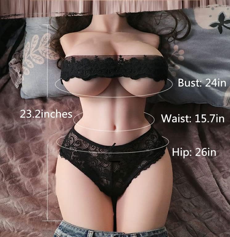 Muñeca sexual realista de 19.8 libras, masturbador masculino con tetas grandes realistas, coño, culo, masturbador masculino, juguete sexual, muñeca