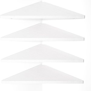 Love-KANKEI Juego de 4 estantes de esquina para montaje en pared, estantes flotantes para almacenamiento, estantes colgantes de madera rústica para Love-KANKEI Juego de 4 estantes de esquina para montaje en pared, estantes flotantes para almacenamiento, estantes colgantes de madera rústica para