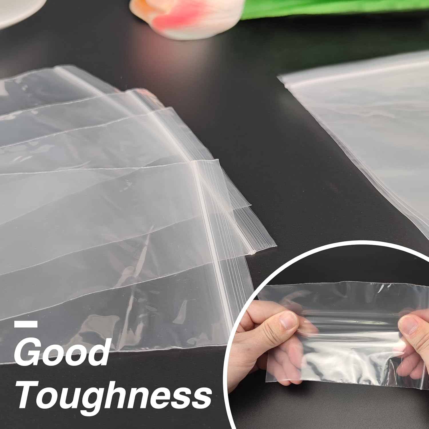 Bolsas De Plastico Para Negocio, 120 bolsas de plástico de 6 x 9 pulgadas, 2 mil de grosor, bolsas transparentes con cremallera para joyas, bolsas