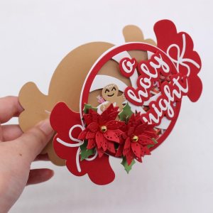 KSCRAFT Caja de coctelera de caramelo de menta, plantillas de troqueles de corte de metal, plantillas para álbumes de recortes, decoración en KSCRAFT Caja de coctelera de caramelo de menta, plantillas de troqueles de corte de metal, plantillas para álbumes de recortes, decoración en