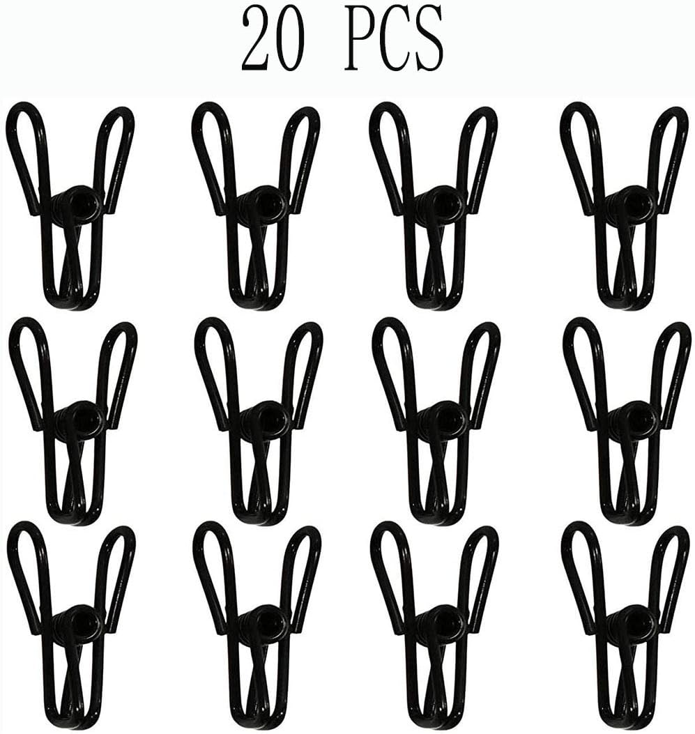 Yansanido – Juego de 30 clips de alambre de acero de 2 pulgadas (30 unidades), varios colores