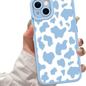ZIYE Funda para iPhone 13, diseño de vaca con protección para cámara, funda protectora de silicona TPU para teléfono, diseño de guepardo, compatible ZIYE Funda para iPhone 13, diseño de vaca con protección para cámara, funda protectora de silicona TPU para teléfono, diseño de guepardo, compatible