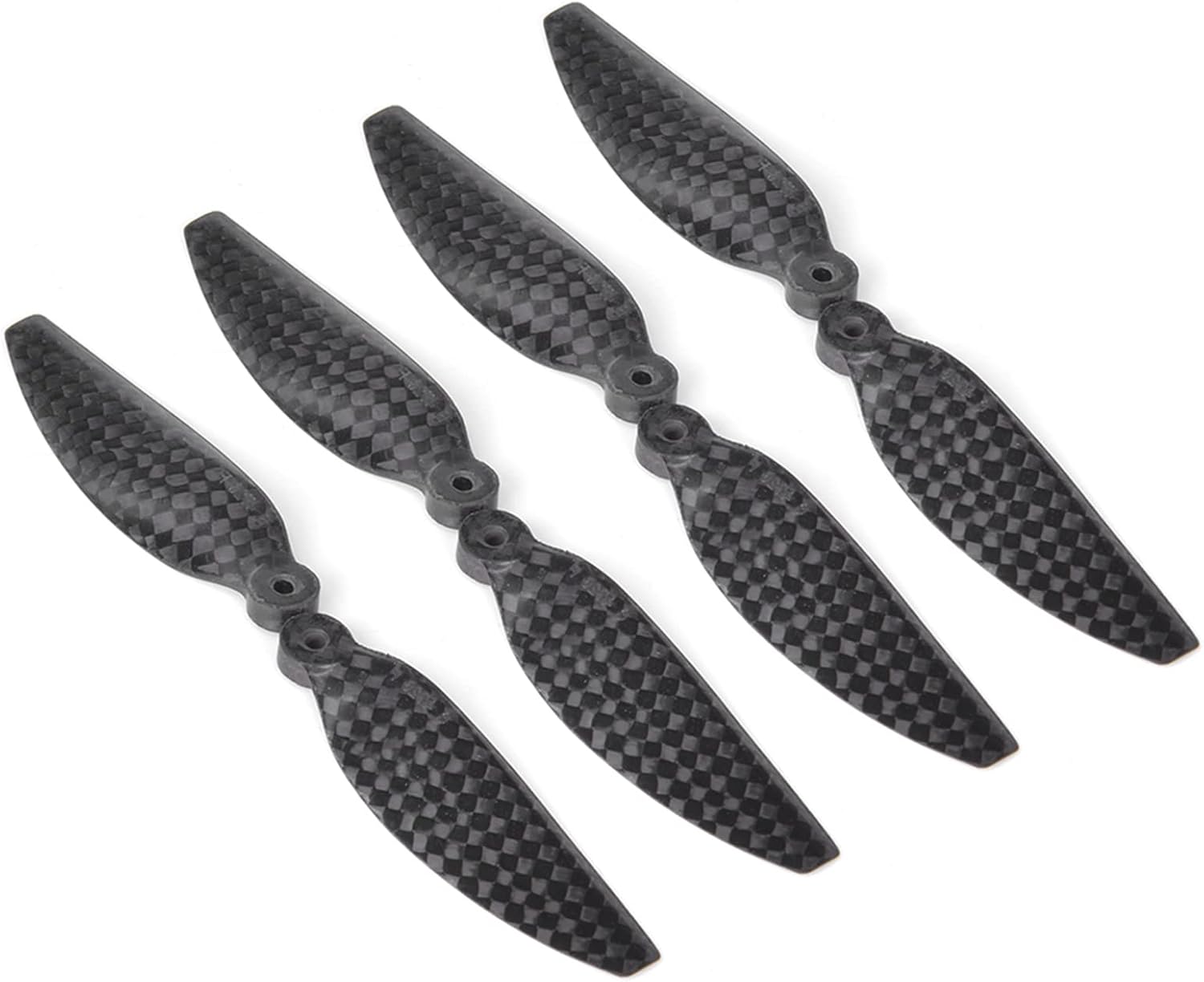 Carbon Fiber Drone Blades, Durable Stable Practical Resistance Drone Propellers Drone Blades Lightweight for DJI Mavic Mini Black(Two Pairs)