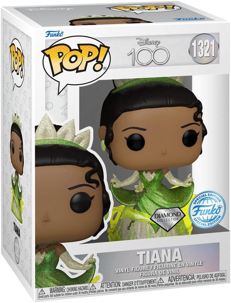Funko Disney’s 100th Anniversary Pop! Disney Vinyl Figure Tiana (DGLT) 9cm