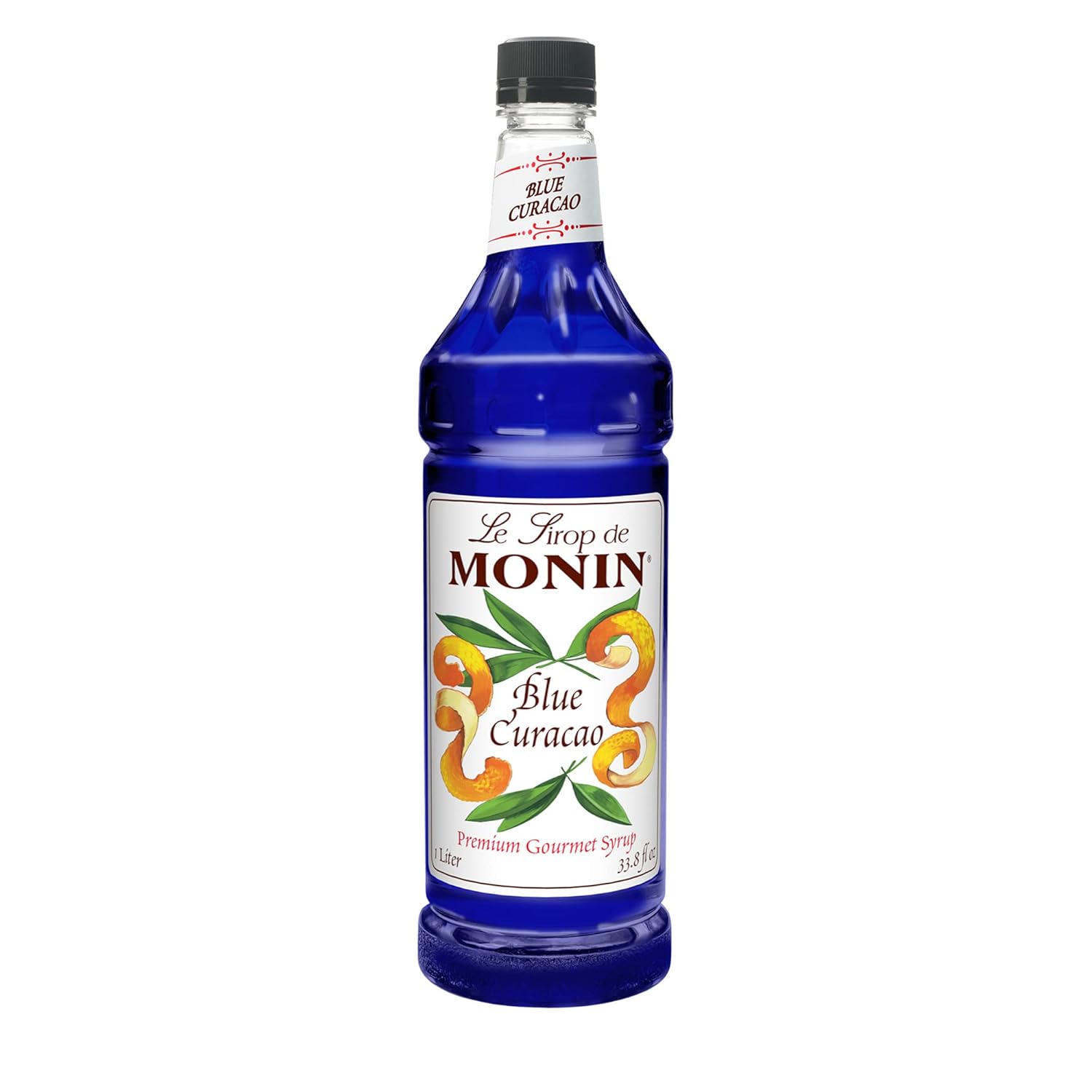 Monin Jarabe de sabor curacao azul de 1 litro