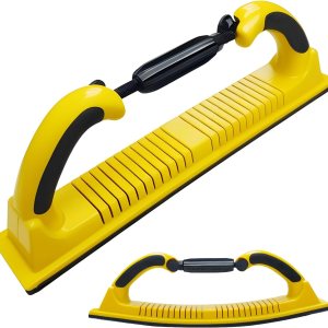 Bloque de archivo de lijado a mano ajustable Radius Flex de 2-34 pulgadas x 15-34 pulgadas con respaldo de gancho y bucle, utiliza rollos continuos Bloque de archivo de lijado a mano ajustable Radius Flex de 2-34 pulgadas x 15-34 pulgadas con respaldo de gancho y bucle, utiliza rollos continuos