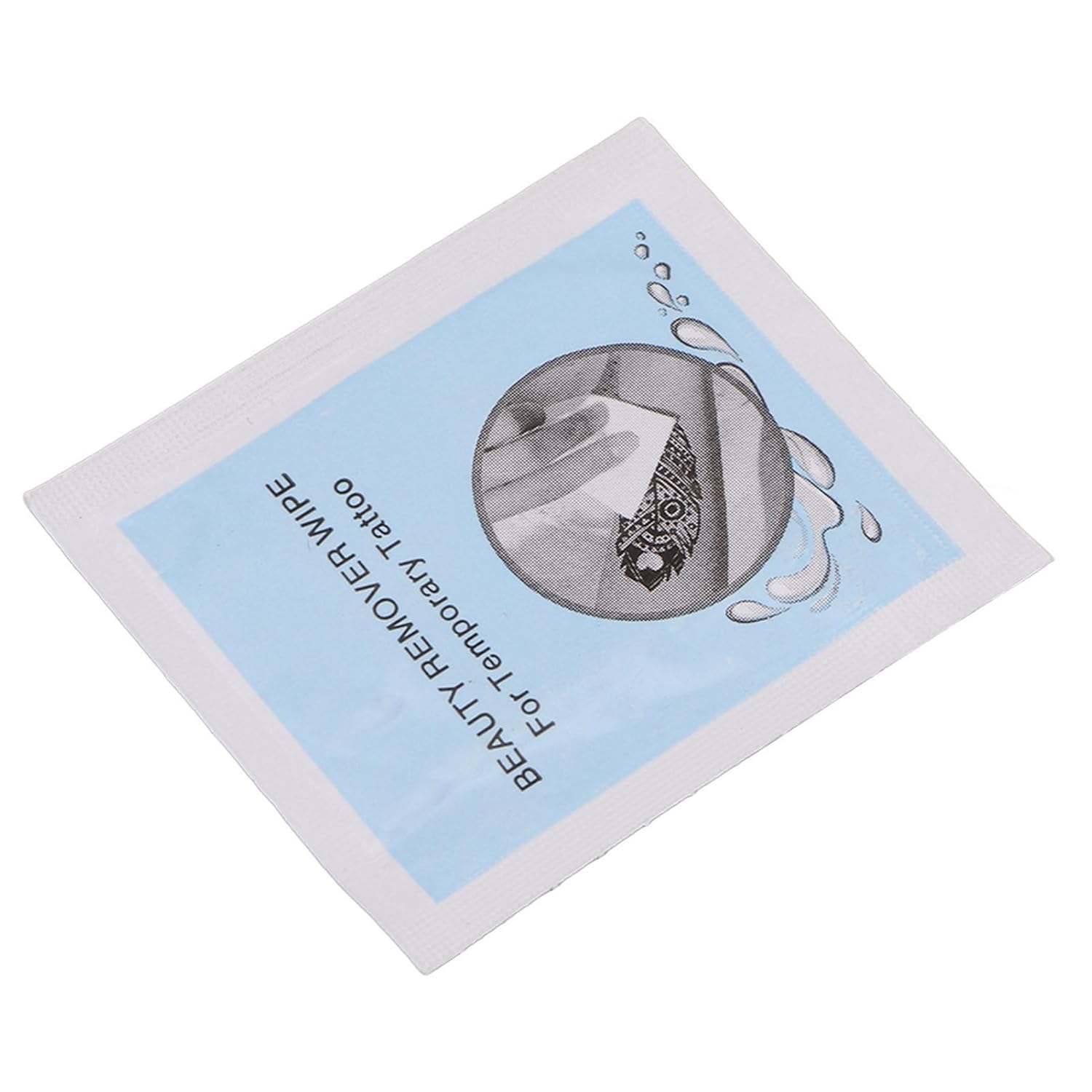 Sonew 120 toallitas de limpieza temporales de tatuajes, toallitas desechables para eliminar patrones de tatuajes, envueltas individualmente, 1