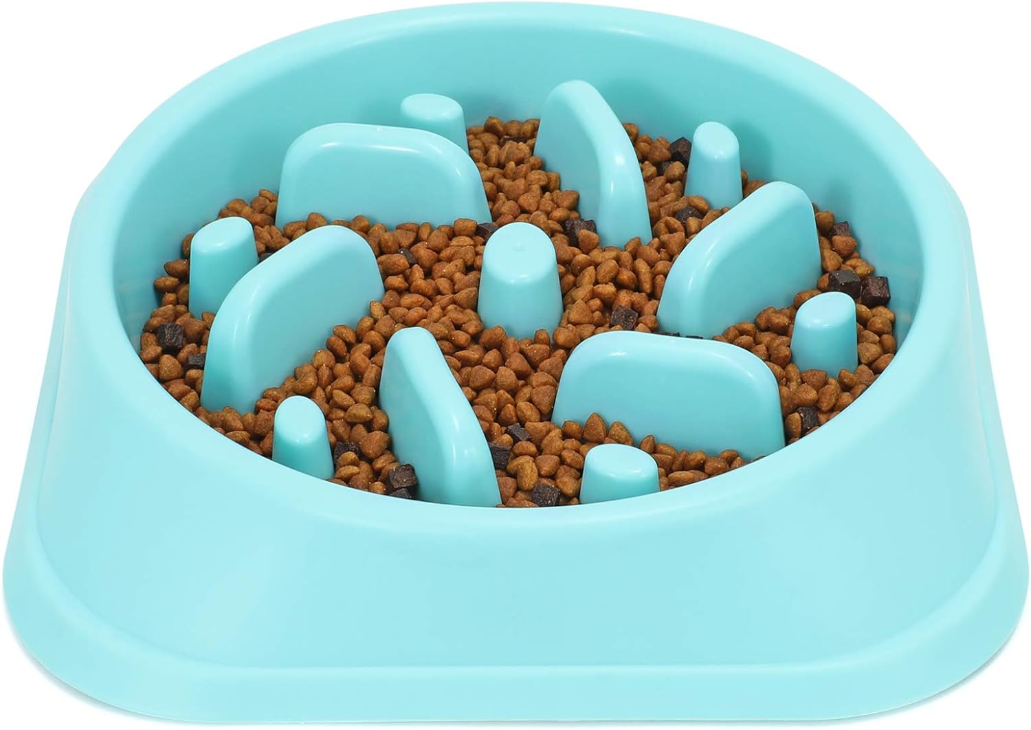 JASGOOD Cuencos grandes para perros de alimentación lenta, tazón para mascotas, ecológico, no tóxico, para evitar asfixia, diseño saludable para