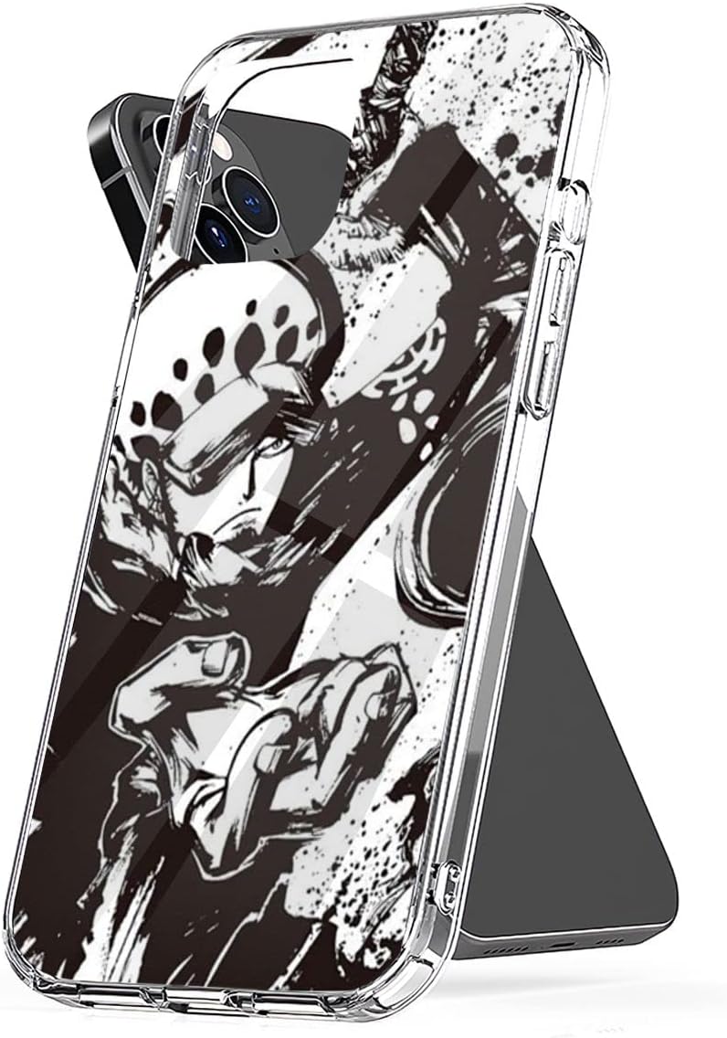 Trafalgar Accessories Law – Funda a prueba de golpes compatible con iPhone 14 13 Pro Max 12 11 X Xs Xr 8 7 6 6s Mini Plus Galaxy Note S9 S10 S20 S21