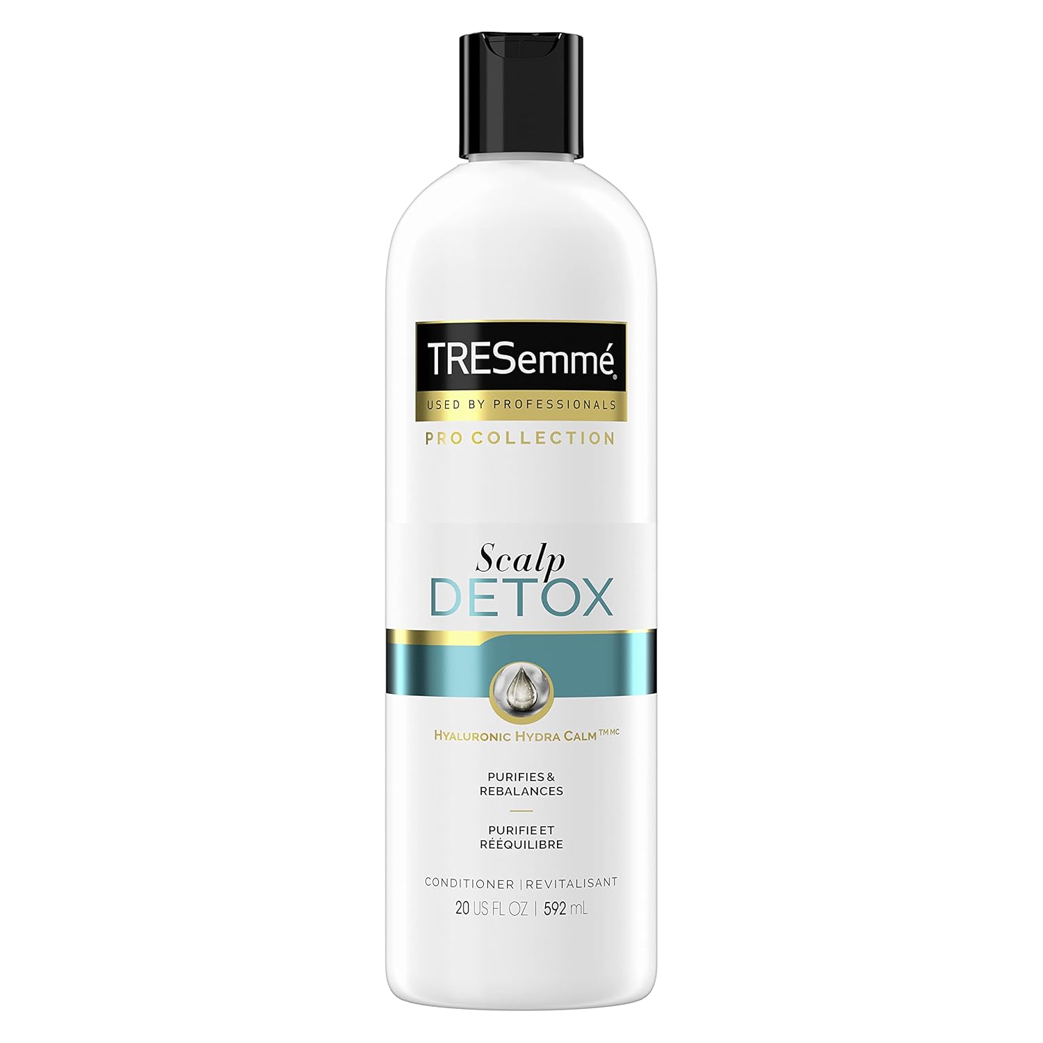 TRESemmé Acondicionador Nutritivo para desintoxicación del cuero cabelludo seco que purifica y reequilibra el cuero cabelludo 20 oz