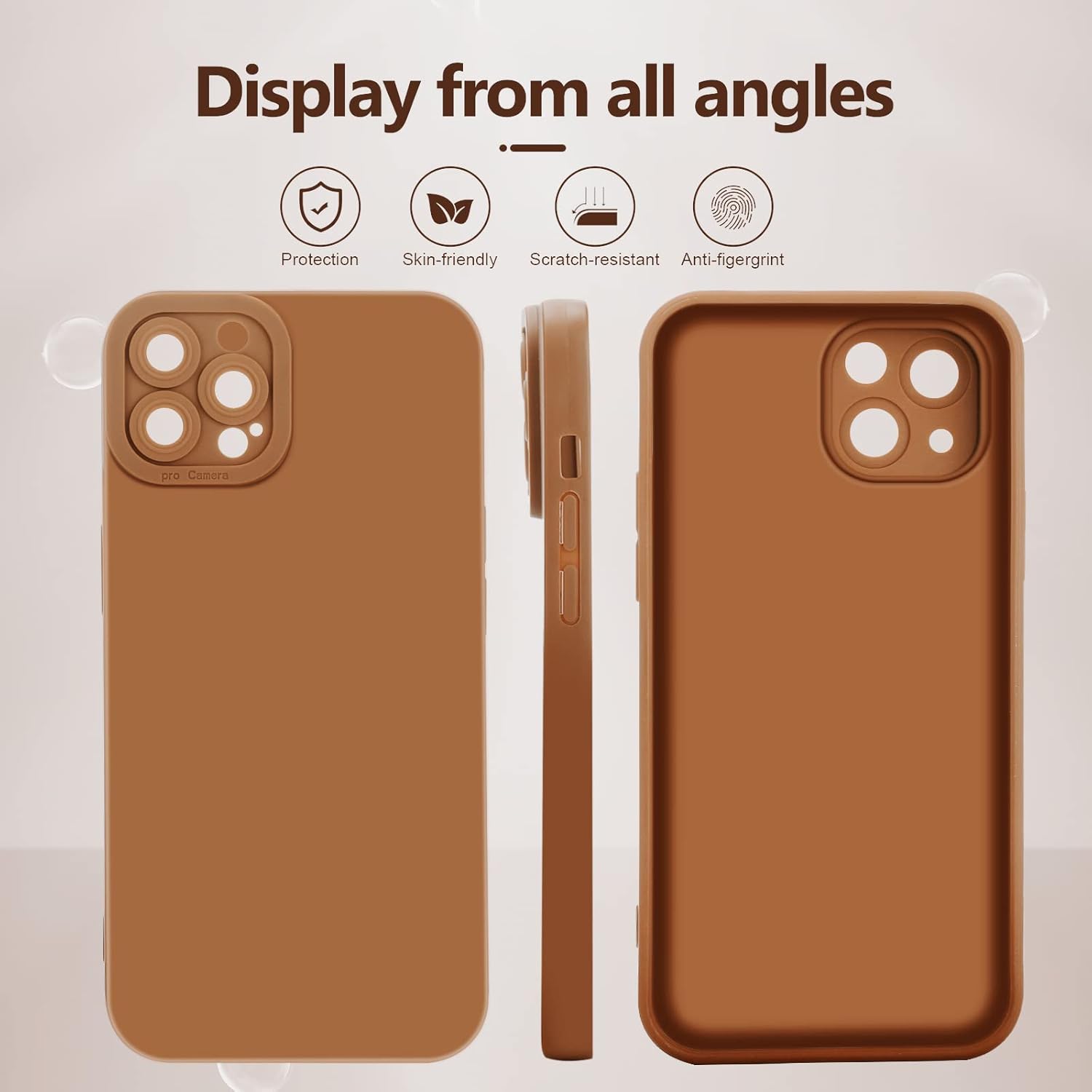 YZR Designed for iPhone 13 Pro Max Case, Soft Liquid Silicone Slim Protective Shockproof Phone Case Cover with Anti-Scratch Microfiber Lining, 6.7