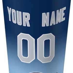 Vasos de béisbol personalizados, taza de café aislada personalizada, taza de viaje de acero inoxidable, añade cualquier número de nombre con tapa, Vasos de béisbol personalizados, taza de café aislada personalizada, taza de viaje de acero inoxidable, añade cualquier número de nombre con tapa,