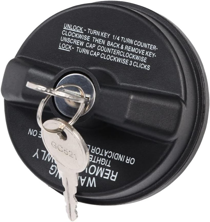 Tapa de gas con bloqueo, tapa de combustible para Chevrolet Chevy Silverado 1500 2500 3500, Cruze, Express, Malibu, Colorado, Suburban, GMC Terrain,