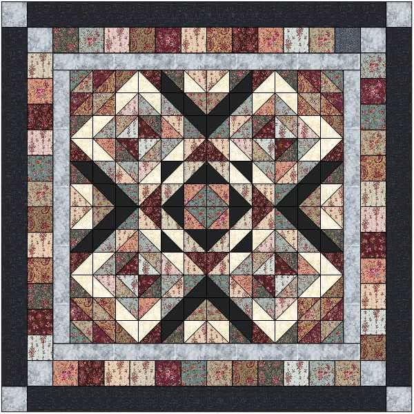 Material Maven Kit de edredón precortado para cambiar las estaciones con tela de otoño inglés Benartexcolores de otoño, multicolor