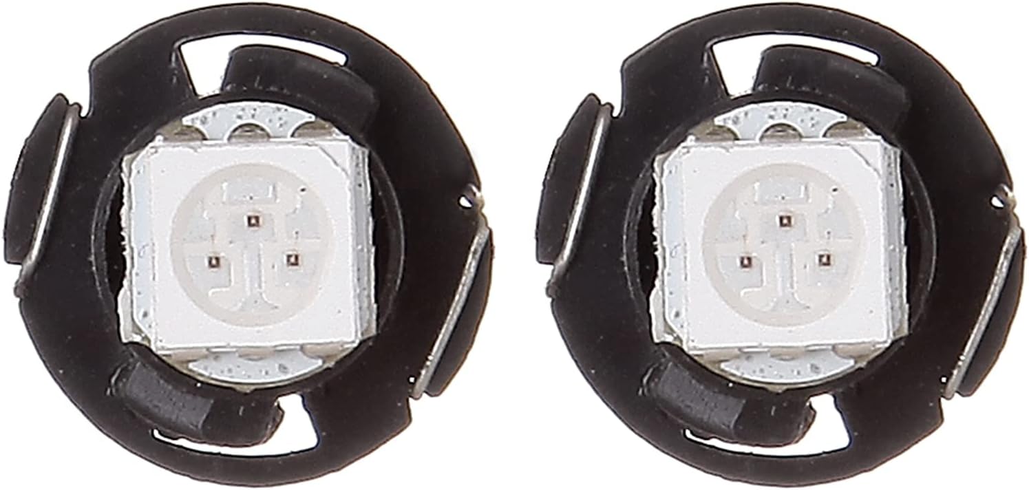 cciyu Paquete de 20 bombillas LED T4.7 rojo 1-5050-SMD Neo Wedge AC 12V