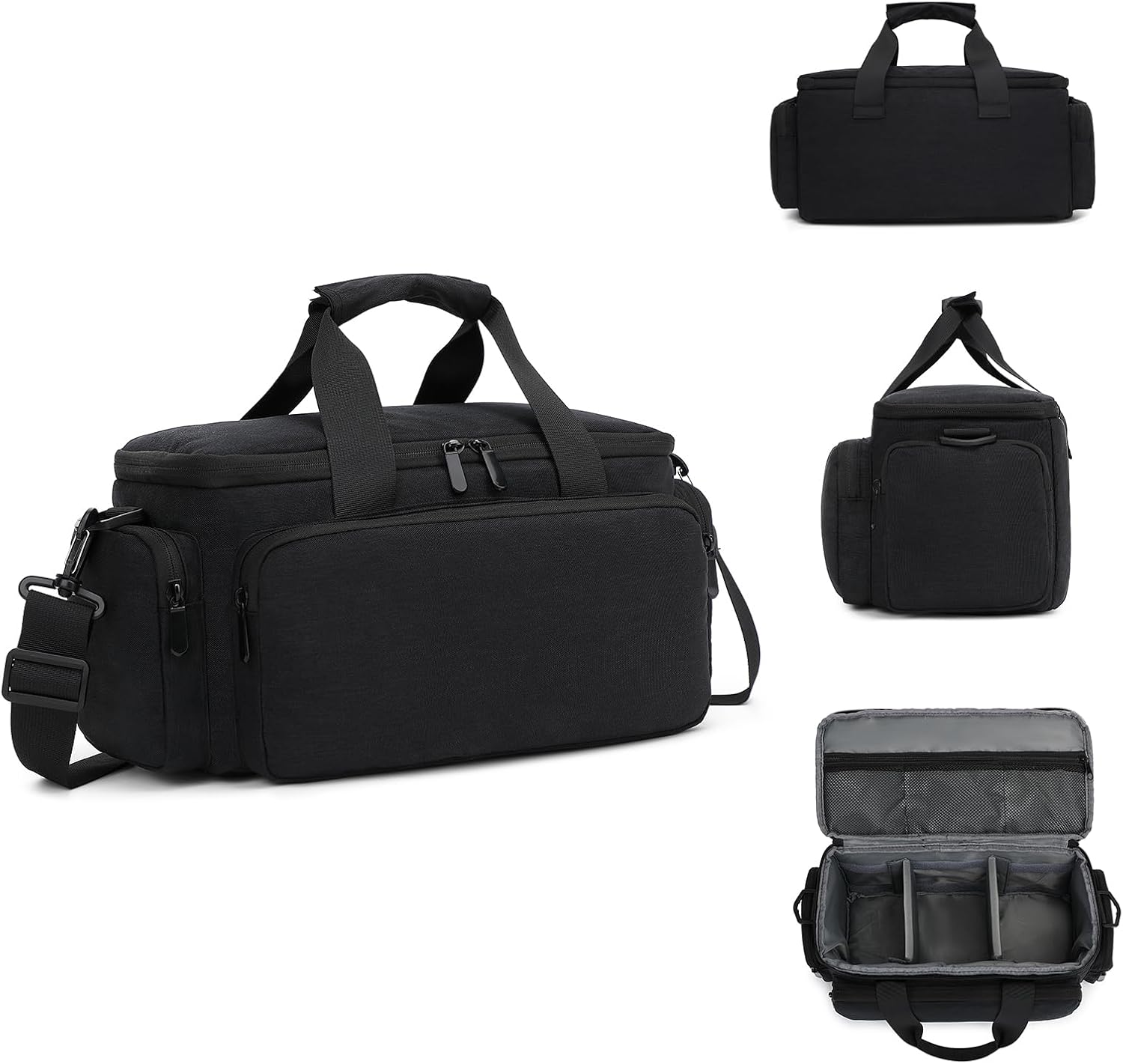 Andoer Funda para cámara pequeña para cámara, bolsa de hombro para cámara de viaje, resistente al agua, a prueba de golpes, bolsa para cámara DSLR