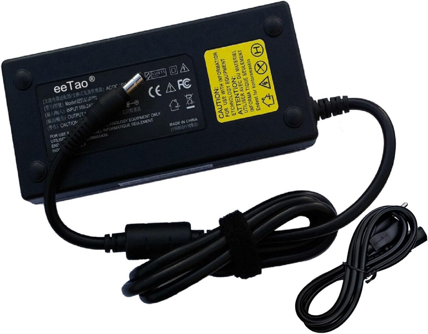 Cargador adaptador de 54.6V 2A ACDC compatible con RAD Power RadMission Series y Rad Mission 1 Batería de iones de litio de 48 V PW48140Z-Y