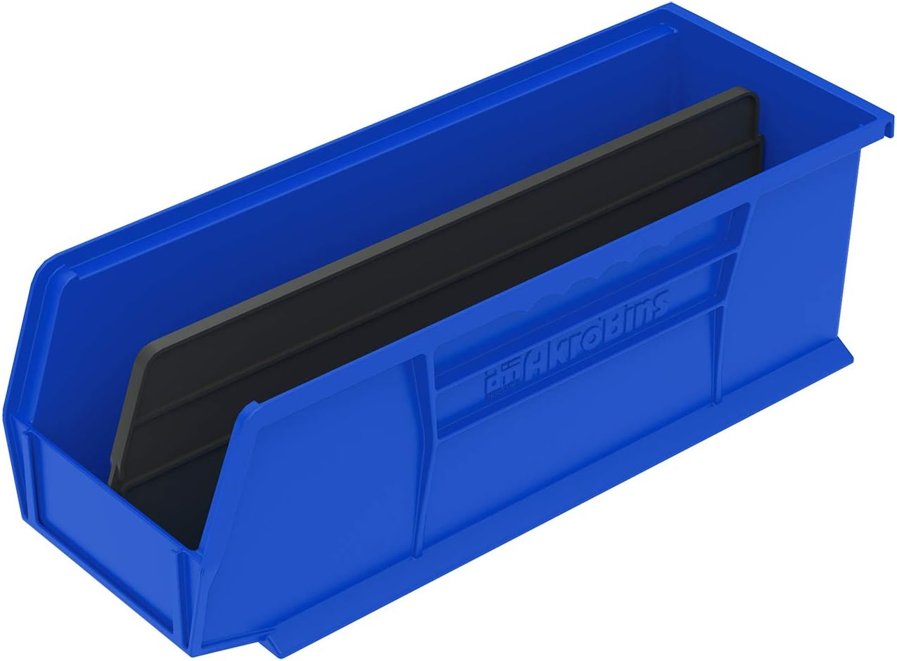 Akro-Mils 30234 AkroBins – Contenedores de almacenamiento de plástico apilables y contenedores apilables de plástico 30220 AkroBins 30220, 7 x 4 x 3