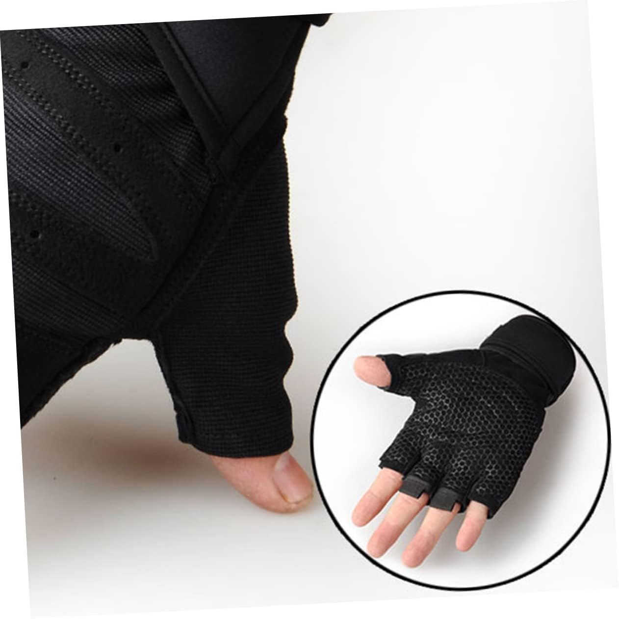 BESPORTBLE 3 Pairs Sports Gloves Exercise Gloves Gym Gloves Up Gloves Guantes para Gym Hombre Mens Glives Half-Finger Gloves Training Gloves Fitness