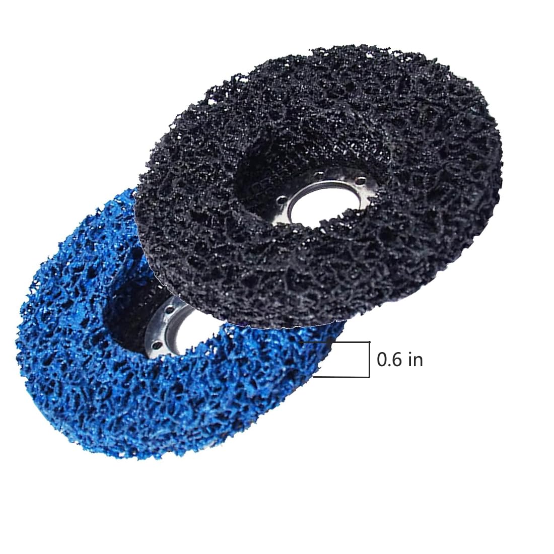 2 unidades de 4-12 pulgadas x 78 pulgadas, rueda de pelado de discos limpios y de tiras para soldaduras de pintura de oxidación y removedor de óxido