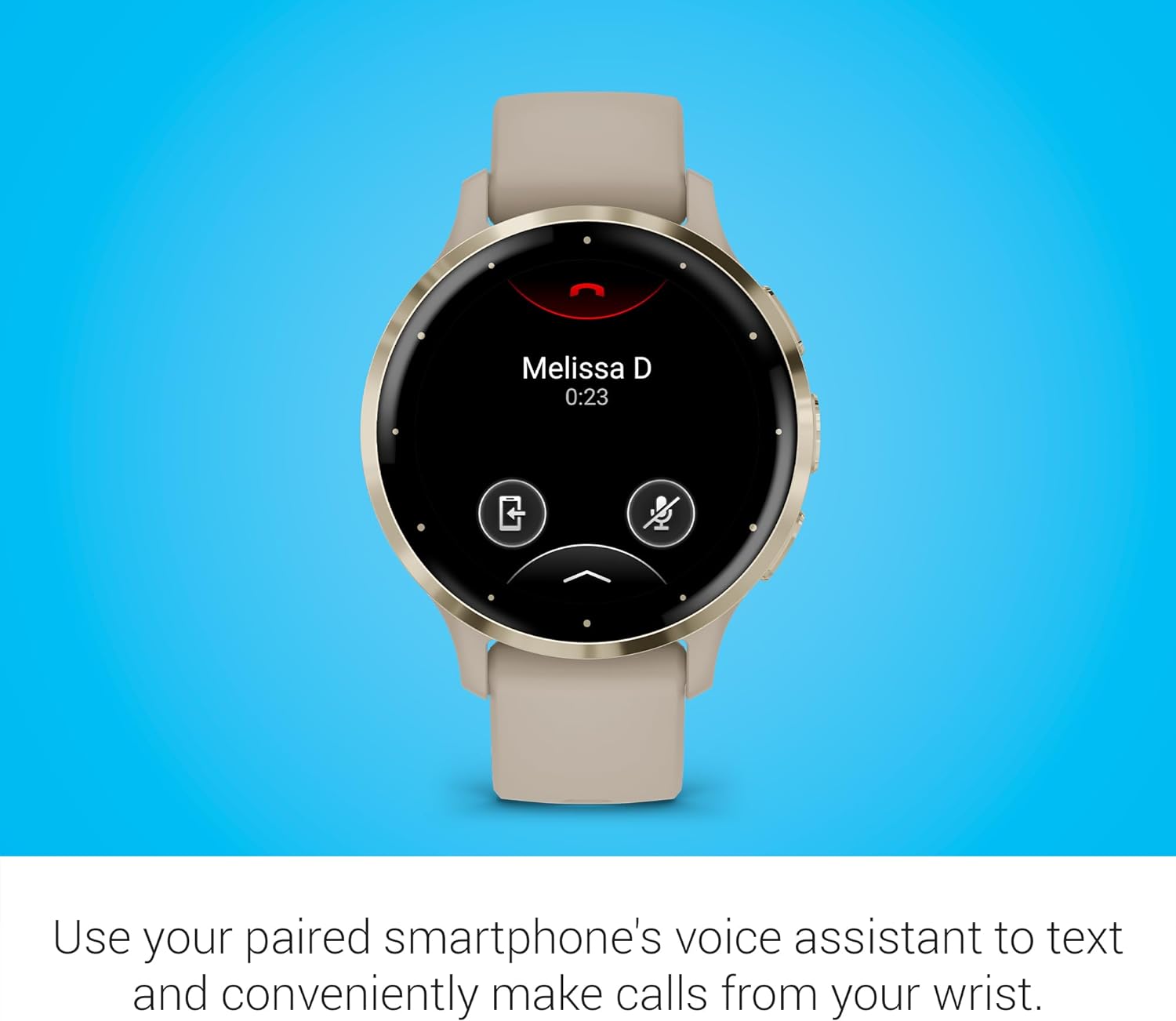 Garmin Venu 3S, reloj inteligente GPS con pantalla AMOLED, gris francés, características avanzadas de salud y fitness, hasta 10 días de duración de