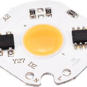 MECCANIXITY Bombilla de chip LED 110V 7W blanco cálido 3000-3200K conductor libre de alta potencia reflector lámpara módulo aluminio tablero MECCANIXITY Bombilla de chip LED 110V 7W blanco cálido 3000-3200K conductor libre de alta potencia reflector lámpara módulo aluminio tablero