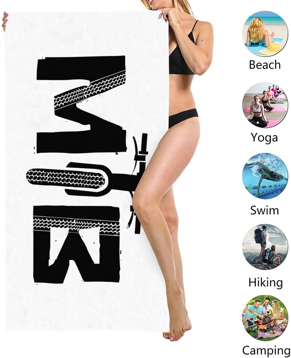 XEMznz Toalla de playa de microfibra sin arena, de secado rápido, súper absorbente, de lujo, para viajes, piscina, baño, campamento, yoga, niñas,