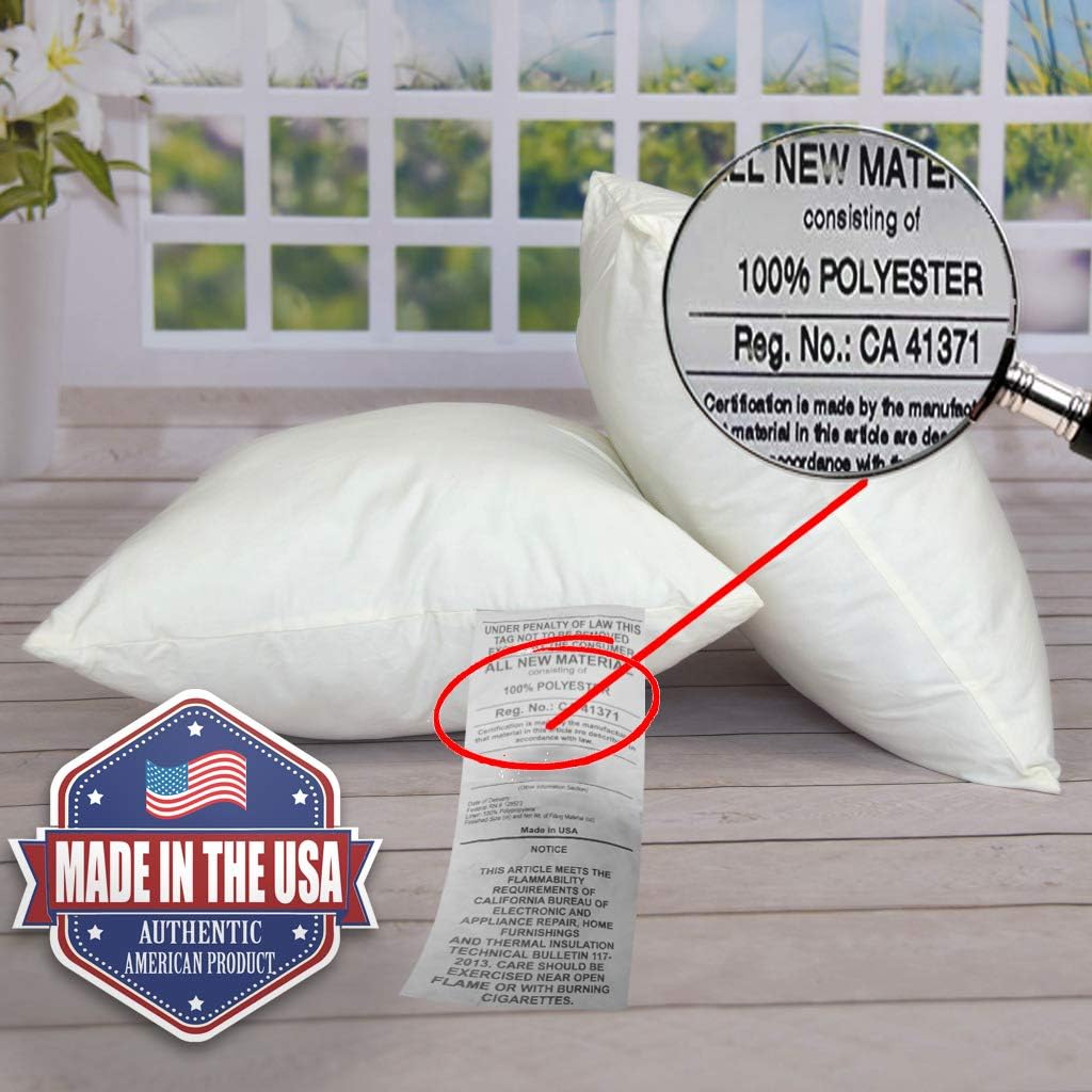 Almohada hipoalergénica MSD con inserto de almohada Euro.