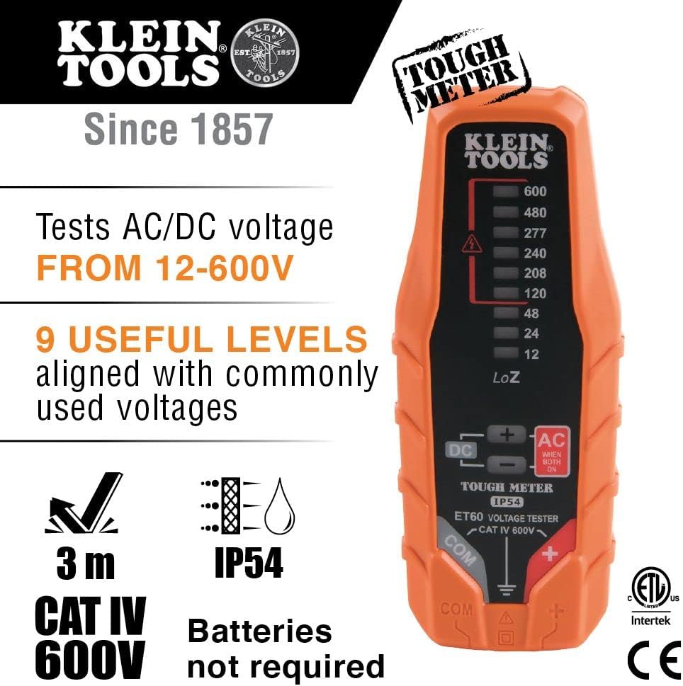 Klein Tools ET200 probador de voltaje electrónico.