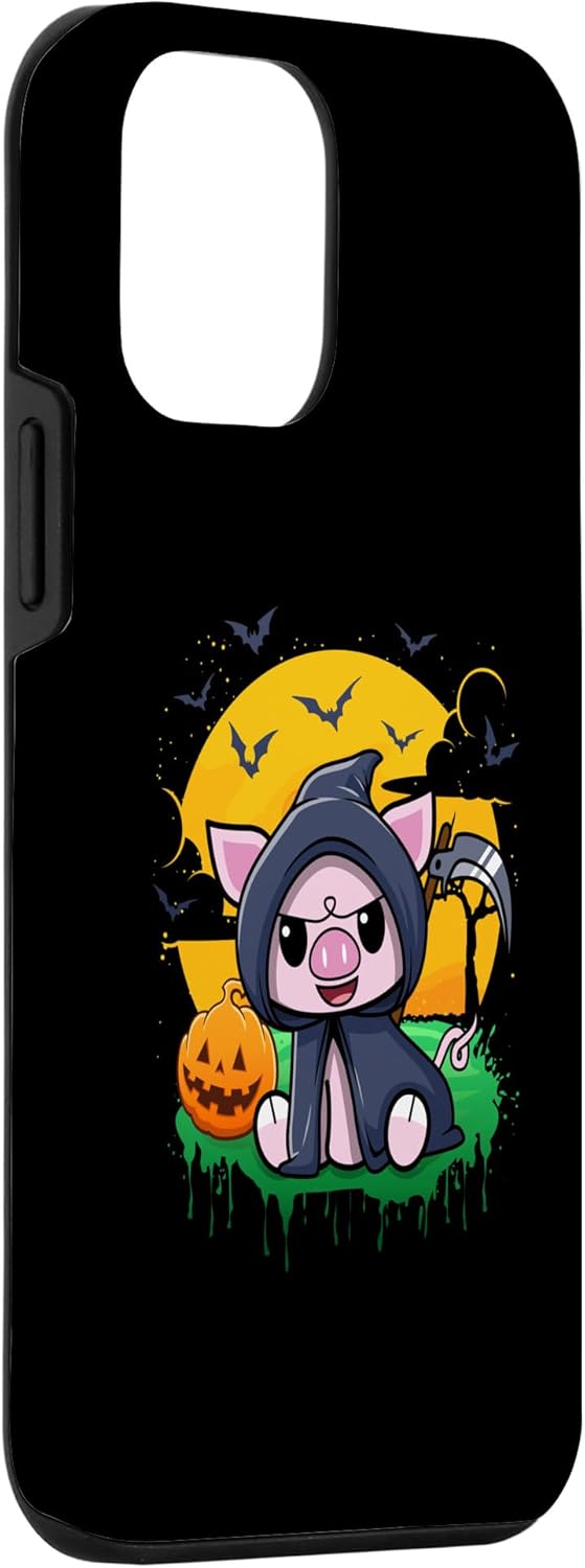 iPhone 12 mini Pig Grim Reaper Trick Or Treat Halloween Costume Case
