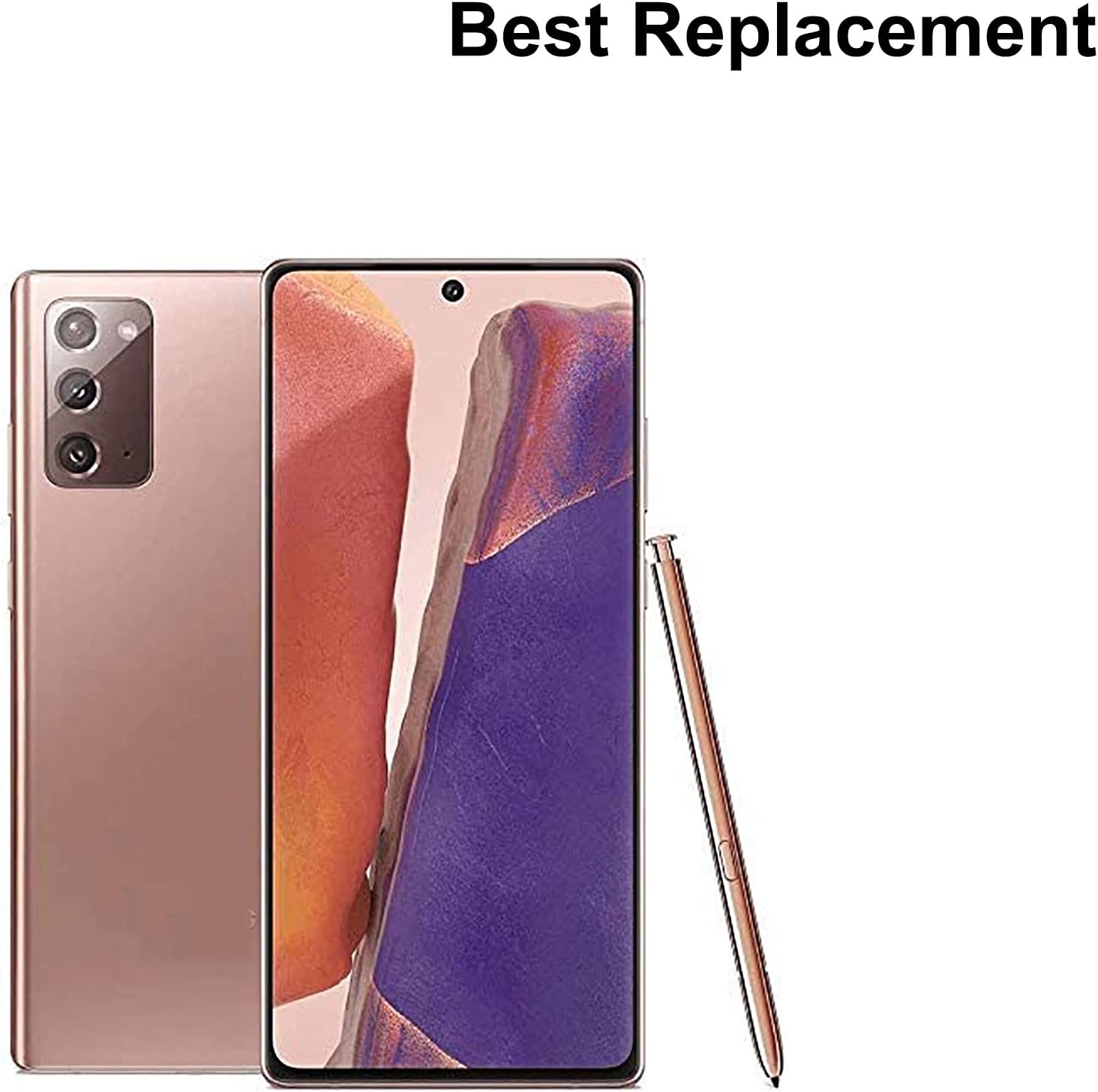 Gold Note 20 Ultra – Lápiz capacitivo de repuesto Touch S Pen (sin Bluetooth) compatible con todos los portadores Samsung Galaxy Note 20  Note 20