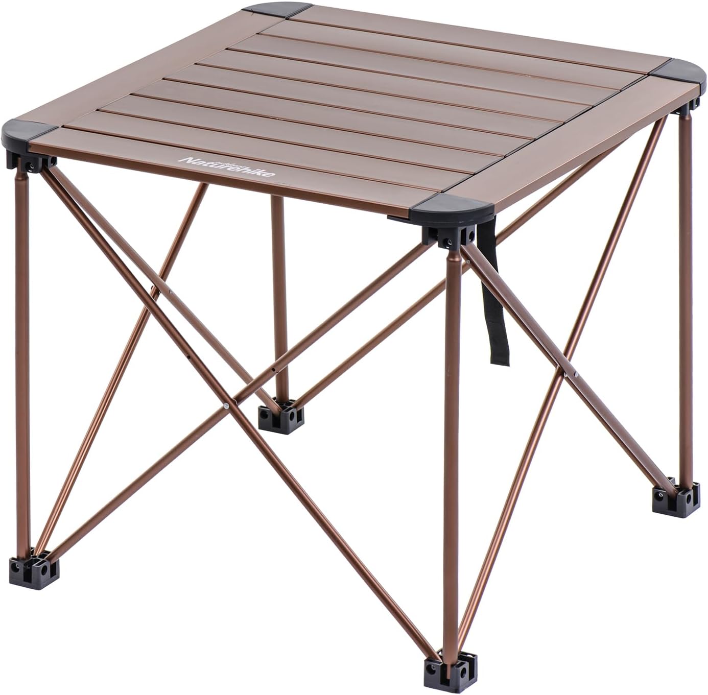 Naturehike Mesa de campamento ultraligera de 20.7 pulgadas, mesa de aluminio portátil con bolsa de transporte, mesa de campamento cuadrada