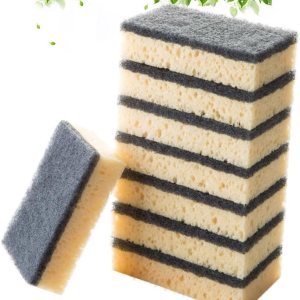 DOITOOL 8 esponjas a granel limpiador de platos Nubuck limpiador esponja de cocina esponja de limpieza de platos esponja de lavado de platos forma DOITOOL 8 esponjas a granel limpiador de platos Nubuck limpiador esponja de cocina esponja de limpieza de platos esponja de lavado de platos forma