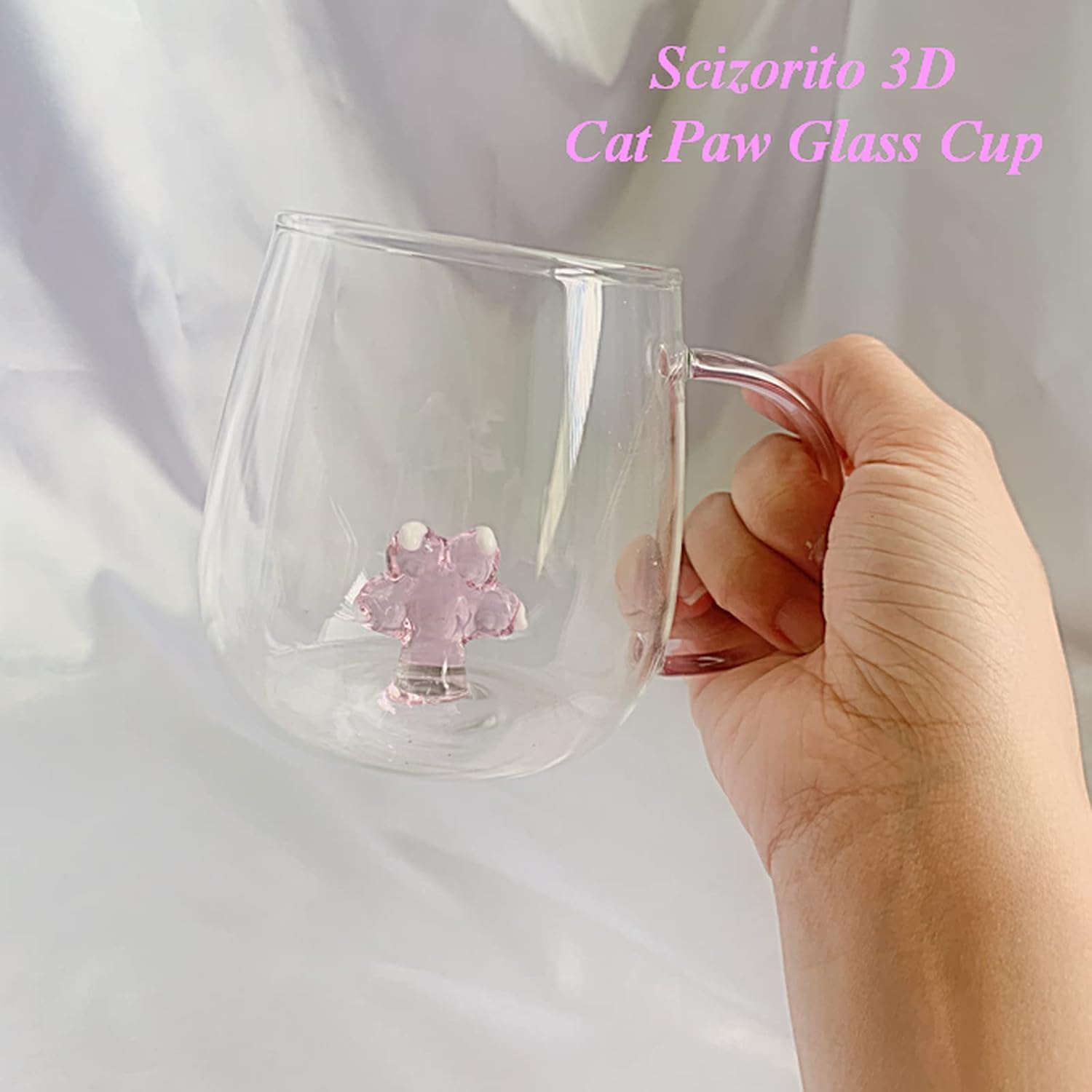Vasos de vidrio, taza de vidrio transparente con patrón tridimensional, bebidas de bar, taza de café helado, vaso de jugo, transparente (taza para
