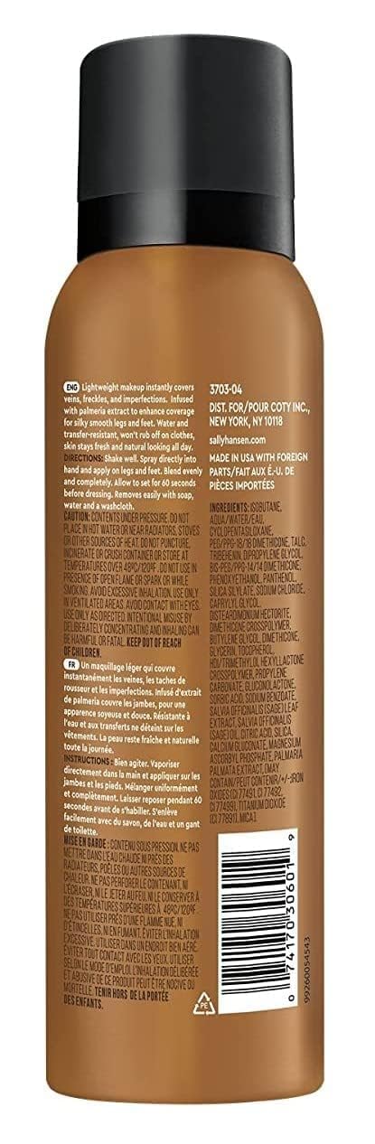Sally Hansen Airbrush piernas maquillaje profundo brillo 4.4 oz
