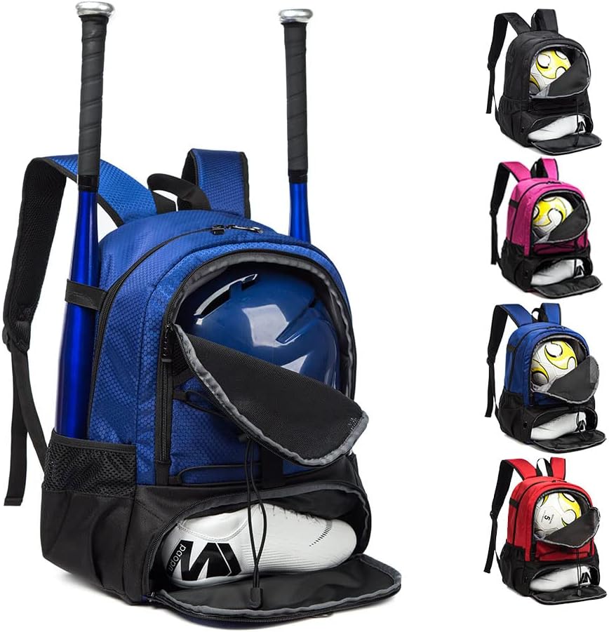 Mochila de fútbol juvenil  Bolsa de béisbol, mochila de bate, equipo de pelota en T y sóftbol  Mochila de baloncesto  Bolsa de fútbol de voleibol y
