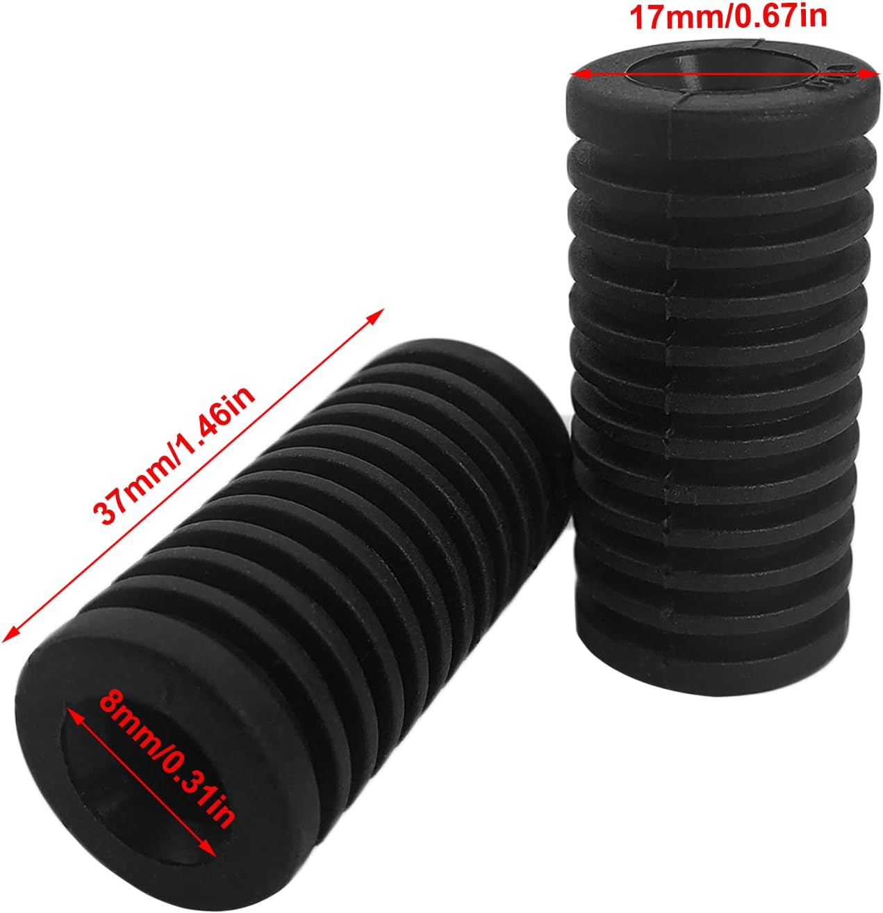 Juego de 2 fundas universales para palanca de cambios de motocicleta, pedal de palanca de cambios de goma, compatible con Kawasaki Suzuki, Yamaha,